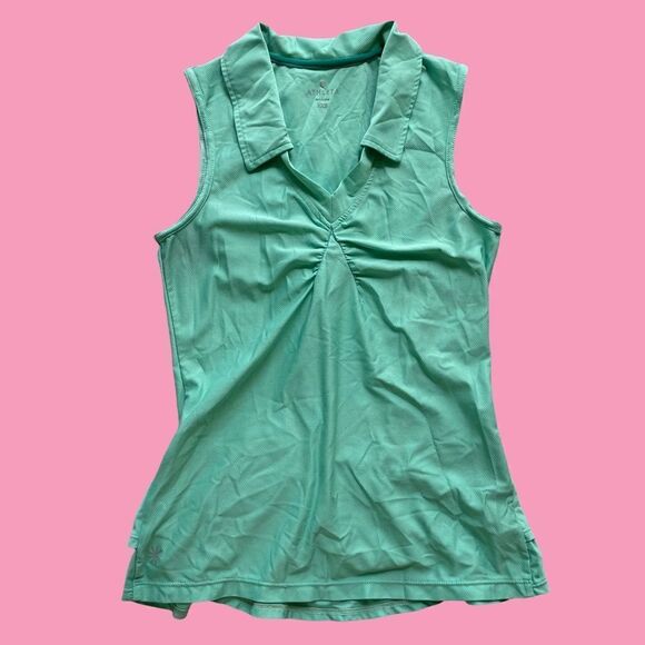 Athleta Collared Workout Tank Top - Picture 1 of 4